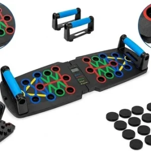 Push Up Board Chest Back Triceps Portable Folding Exercise Workout